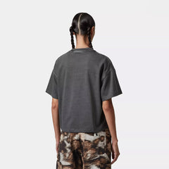 Carhartt WIP Womens S/S Benton T-Shirt Graphite Garment Dyed - Parasol Store