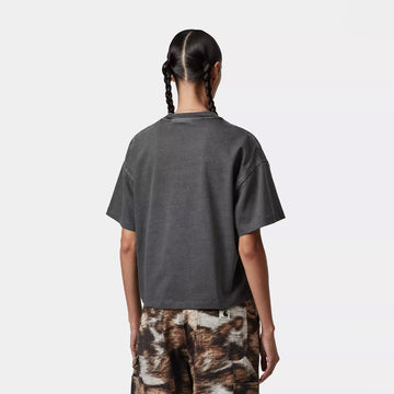 Carhartt WIP Womens S/S Benton T-Shirt Graphite Garment Dyed