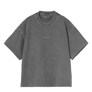 Carhartt WIP Womens S/S Benton T-Shirt Graphite Garment Dyed