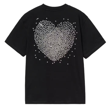 Carhartt WIP Womens S/S Hearts Of Hartts T-S Black - Parasol Store