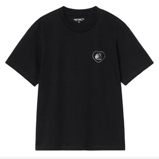 Carhartt WIP Womens S/S Hearts Of Hartts T-S Black - Parasol Store