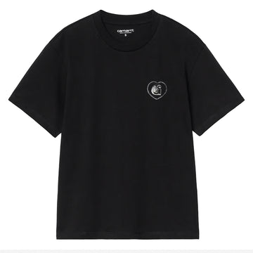 Carhartt WIP Womens S/S Hearts Of Hartts T-S Black - Parasol Store