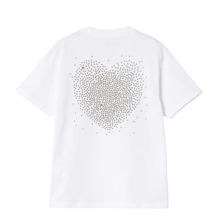 Carhartt WIP Womens S/S Hearts Of Hartts T-S White - Parasol Store