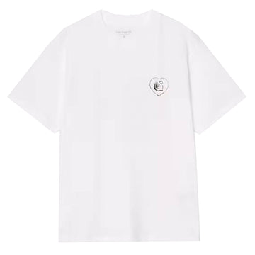 Carhartt WIP Womens S/S Hearts Of Hartts T-S White - Parasol Store