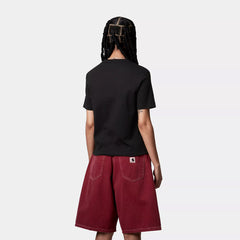 Carhartt WIP Womens S/S Luca T-Shirt Black - Parasol Store