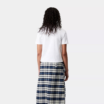 Carhartt WIP Womens S/S Luca T-Shirt White - Parasol Store