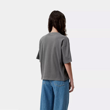 Carhartt WIP Womens S/S Nelson T-Shirt Black Garment Dyed