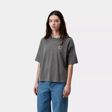 Carhartt WIP Womens S/S Nelson T-Shirt Black Garment Dyed
