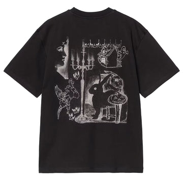 Carhartt WIP Womens S/S Okniceok T-Shirt Black - Parasol Store