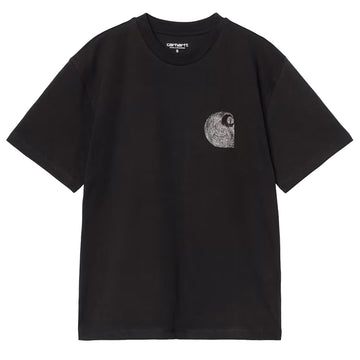 Carhartt WIP Womens S/S Okniceok T-Shirt Black - Parasol Store