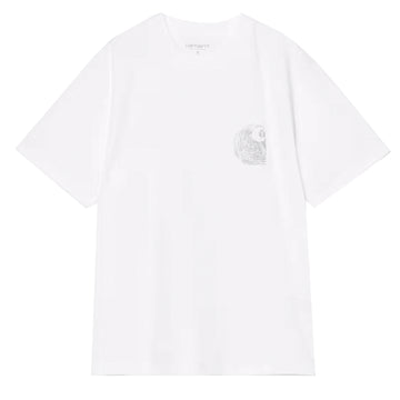 Carhartt WIP Womens S/S Okniceok T-Shirt White - Parasol Store