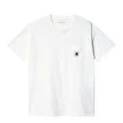 Carhartt WIP Womens S/S Pocket T-Shirt White - Parasol Store