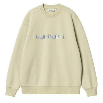 Carhartt WIP Womens Sweat Beryl / Frosted Blue - Parasol Store