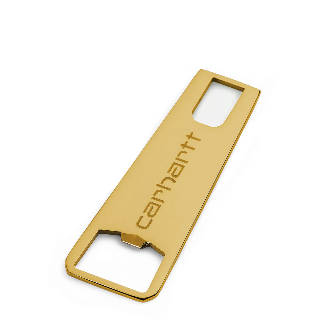 Carhartt WIP Zip Bottle Opener Gold - Parasol Store
