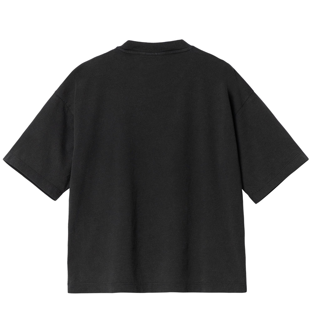 Carhartt Womens S/S Nelson T-Shirt Black Garment Dyed Carhartt WIP