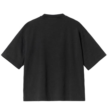 Carhartt Womens S/S Nelson T-Shirt Black Garment Dyed Carhartt WIP