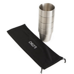 Chilly's Stackable Cups Set of 4 Stainless Steel - Parasol Store