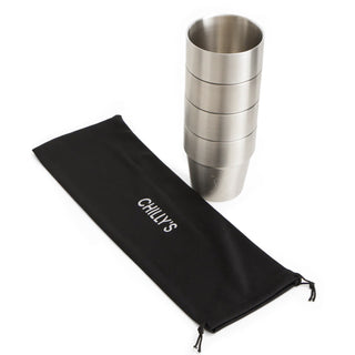Chilly's Stackable Cups Set of 4 Stainless Steel