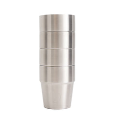 Chilly's Stackable Cups Set of 4 Stainless Steel - Parasol Store