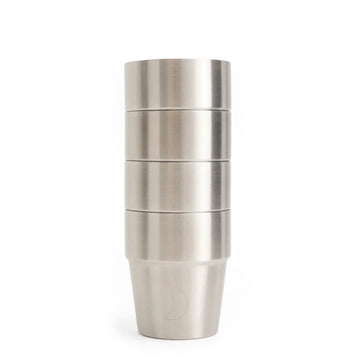 Chillys Stackable Cups Set of 4 300ml Stainless Steel - Parasol Store