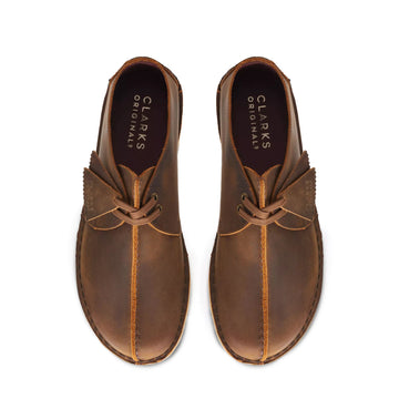 Clarks Originals Desert Trek Shoes Beeswax Leather - Parasol Store