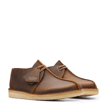 Clarks Originals Desert Trek Shoes Beeswax Leather - Parasol Store
