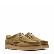 Clarks Originals The Wallabee Scout Lo Dark Sand Suede - Parasol Store