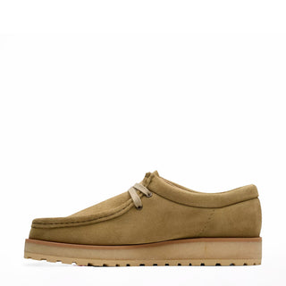 Clarks Originals The Wallabee Scout Lo Dark Sand Suede - Parasol Store