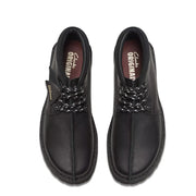 Clarks Originals Trek Hike Shoe Black Leather - Parasol Store
