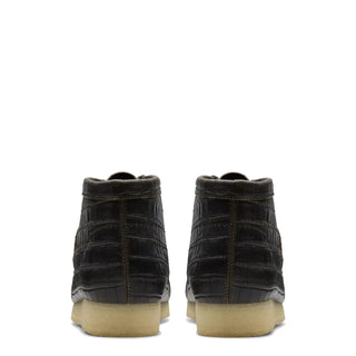Clarks Originals Wallabee Boot Black Crocodile - Parasol Store