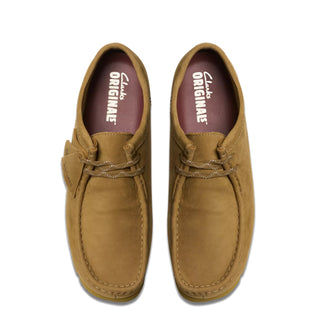 Clarks Originals Wallabee GTX Shoe Oakmoss Nubuck - Parasol Store