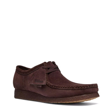 Clarks Originals Wallabee Shoe Chocolate Suede