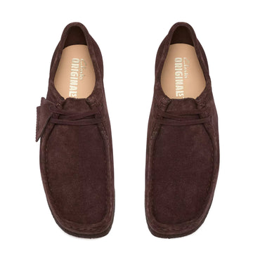 Clarks Originals Wallabee Shoe Chocolate Suede