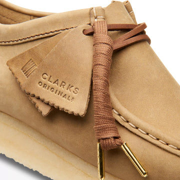 Clarks Originals Wallabee Shoes Brown Leather - Parasol Store