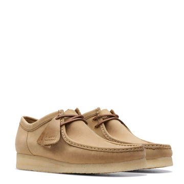 Clarks Originals Wallabee Shoes Brown Leather - Parasol Store