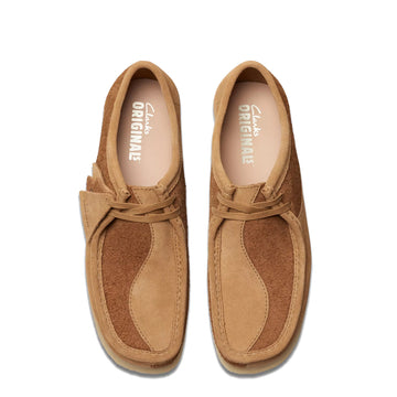 Clarks Originals Wallabee Shoes Tan Combination - Parasol Store