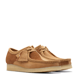 Clarks Originals Wallabee Shoes Tan Combination - Parasol Store