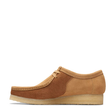 Clarks Originals Wallabee Shoes Tan Combination - Parasol Store