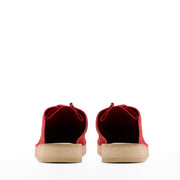 Clarks Originals Womens DSRT Nomad Mule Red Suede - Parasol Store