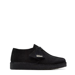 Clarks Originals Womens Desert Trek Black Suede - Parasol Store
