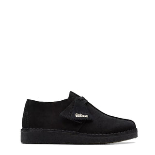 Clarks Originals Womens Desert Trek Black Suede - Parasol Store