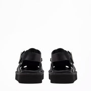 Clarks Originals Womens Meadow Buckle Black Leather - Parasol Store