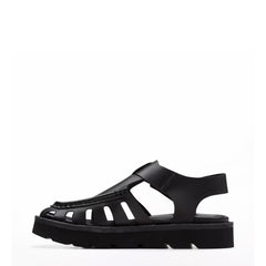 Clarks Originals Womens Meadow Buckle Black Leather - Parasol Store