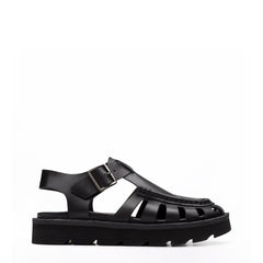 Clarks Originals Womens Meadow Buckle Black Leather - Parasol Store
