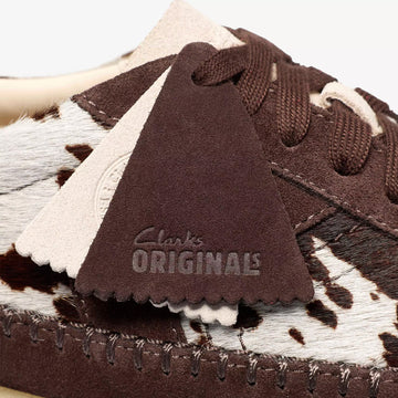 Clarks Originals Womens Tor Low Brown Cow Print
