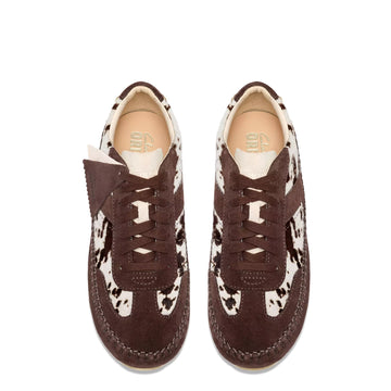 Clarks Originals Womens Tor Low Brown Cow Print