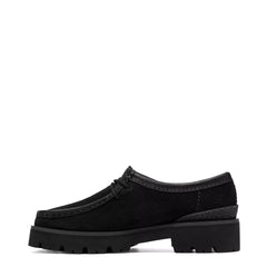 Clarks Originals Womens Walla Yukoner Shoe Black Combi Suede