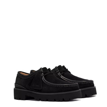 Clarks Originals Womens Walla Yukoner Shoe Black Combi Suede