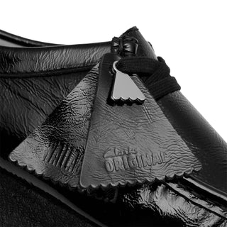 Clarks Originals Womens Wallabee Black Patent - Parasol Store