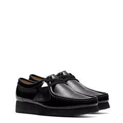 Clarks Originals Womens Wallabee Black Patent - Parasol Store